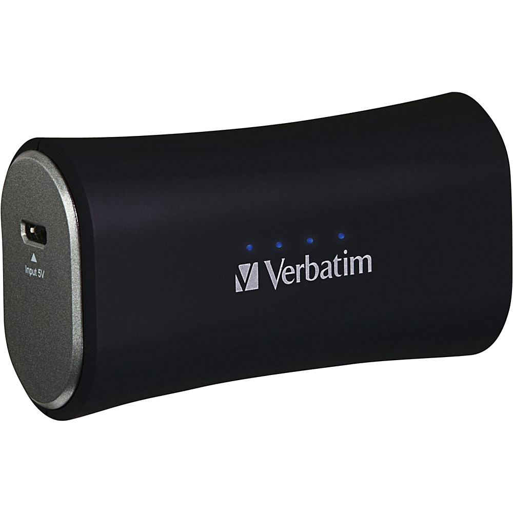 Verbatim Portable Power Pack Charger 2200 mAh Black Verbatim Portable Batteries Chargers