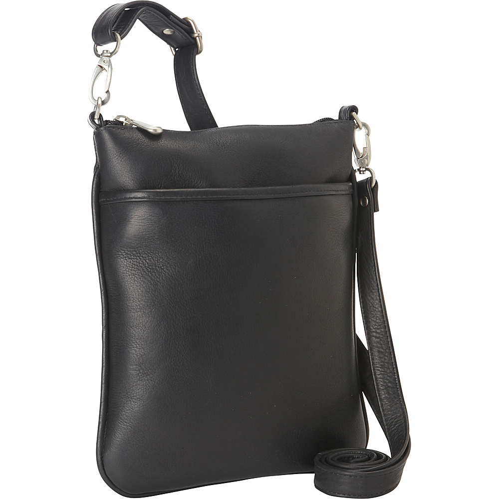 Le Donne Leather iPad Mini Xbody Bag Black Le Donne Leather Leather Handbags
