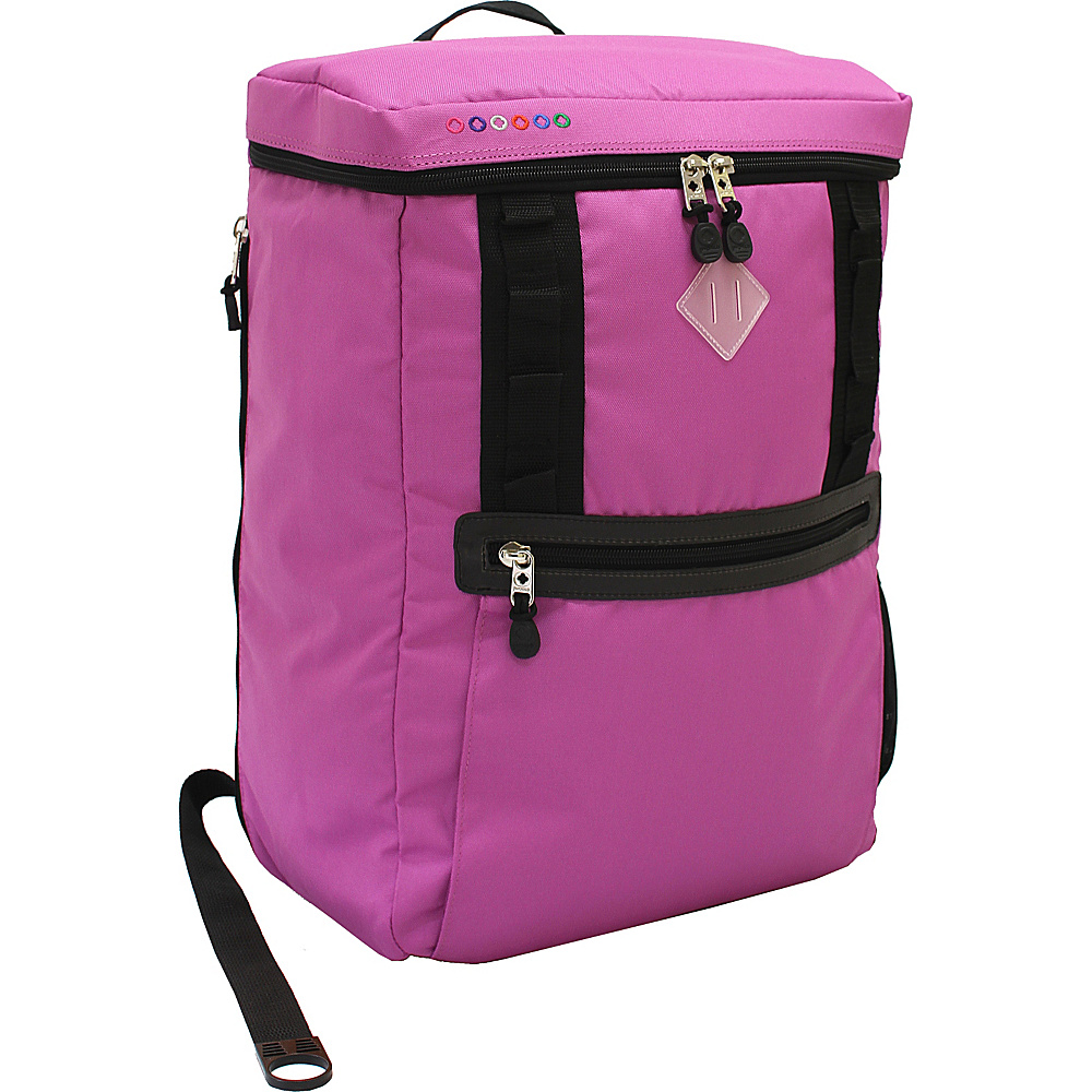 J World New York Rectan Laptop Backpack Orchid J World New York Business Laptop Backpacks