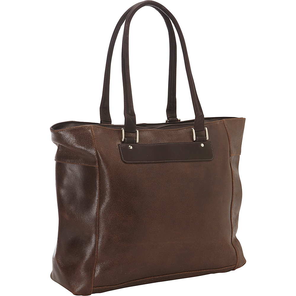 Piel Vintage Leather Executive Laptop Tote Vintage Brown Piel Women s Business Bags