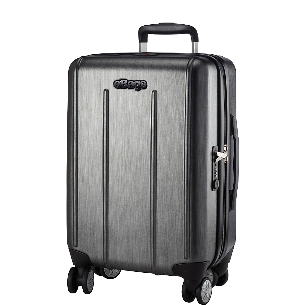 eBags EXO 2.0 Hardside Spinner Carry On Brushed Graphite eBags Hardside Luggage