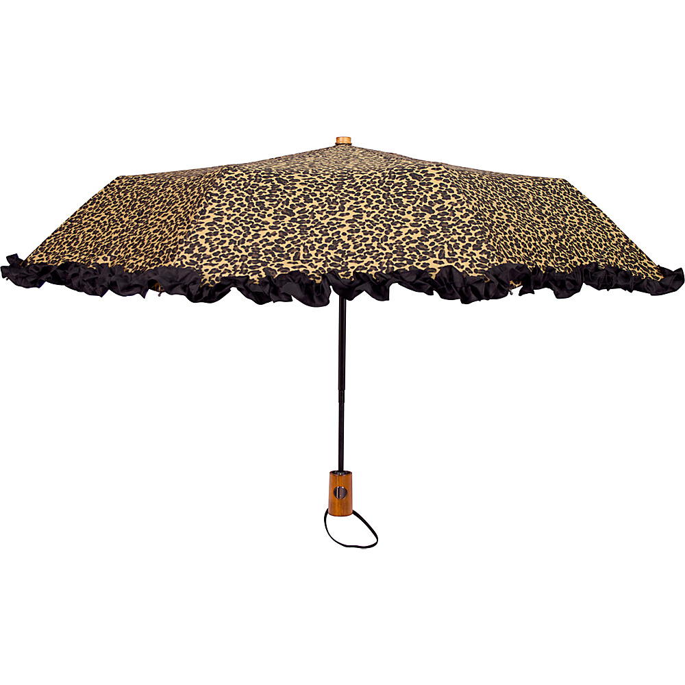 Leighton Umbrellas Ruffles cheetah Leighton Umbrellas Umbrellas and Rain Gear