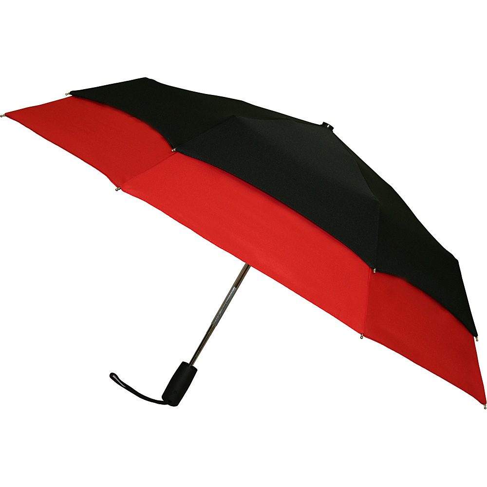 Leighton Umbrellas Falcon red black Leighton Umbrellas Umbrellas and Rain Gear