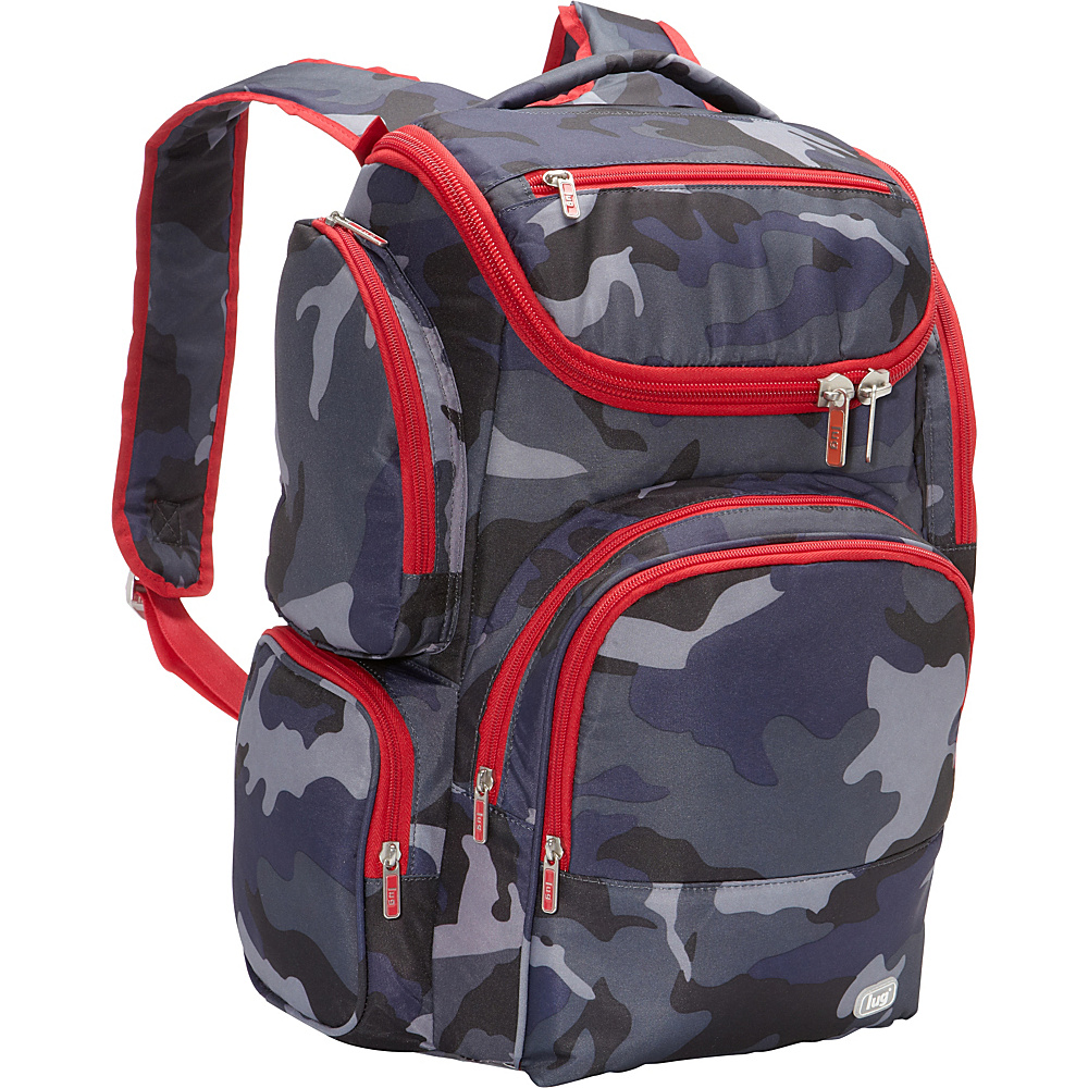 Lug Orange Label Collection Outfielder Backpack Camo Navy Lug Laptop Backpacks