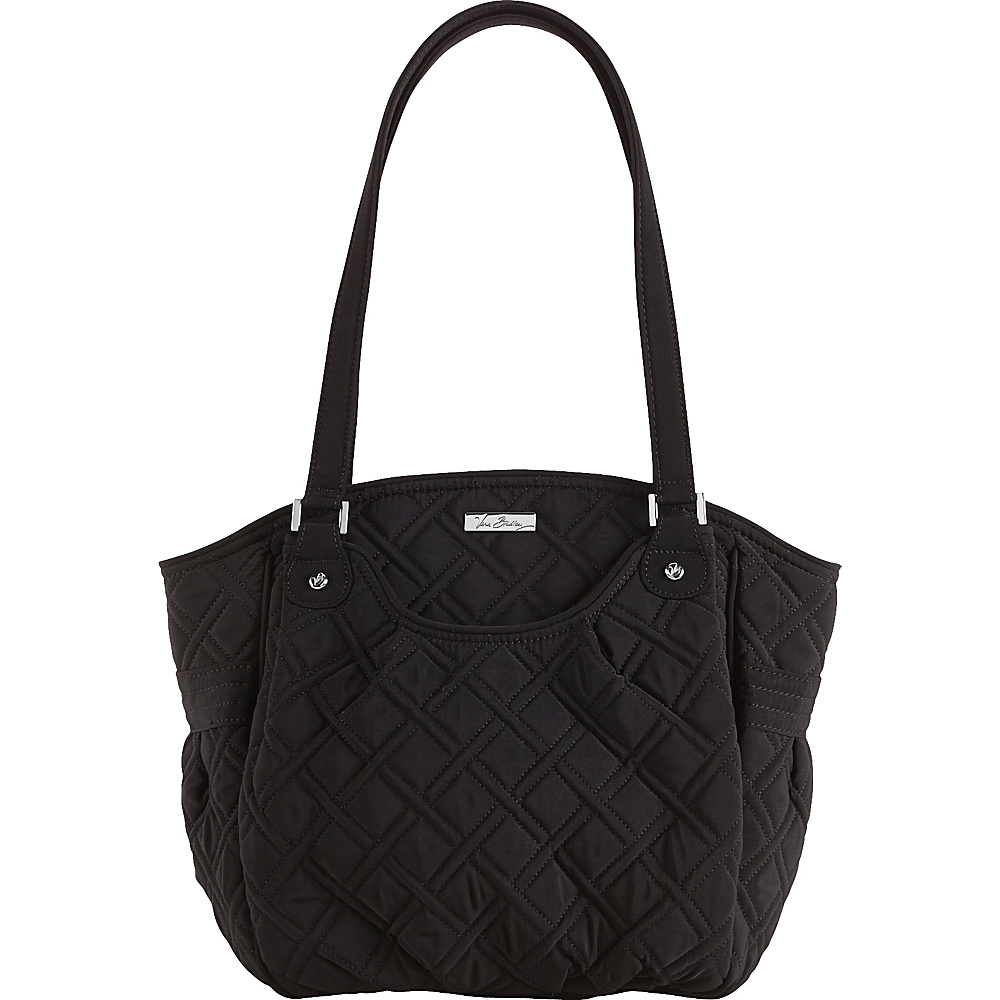 Vera Bradley Glenna Shoulder Bag Solids Black Vera Bradley Fabric Handbags