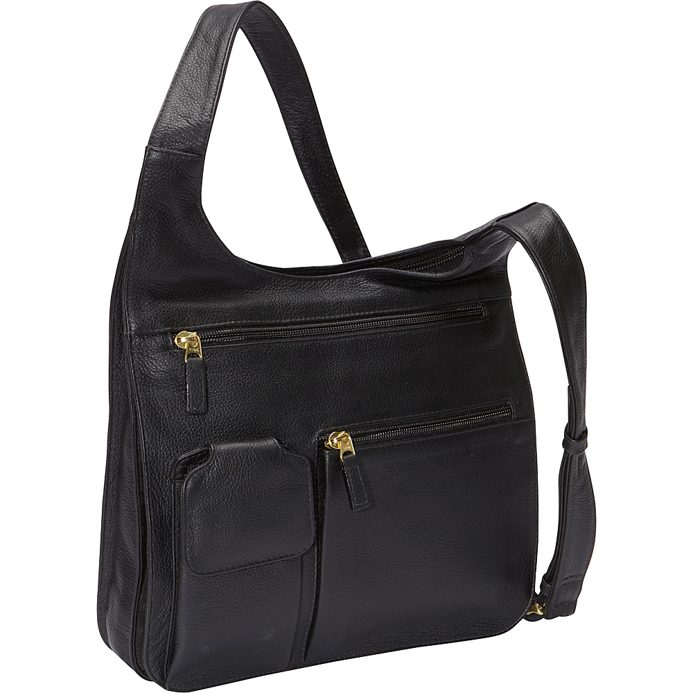 J. P. Ourse Cie. Traveler Black J. P. Ourse Cie. Leather Handbags