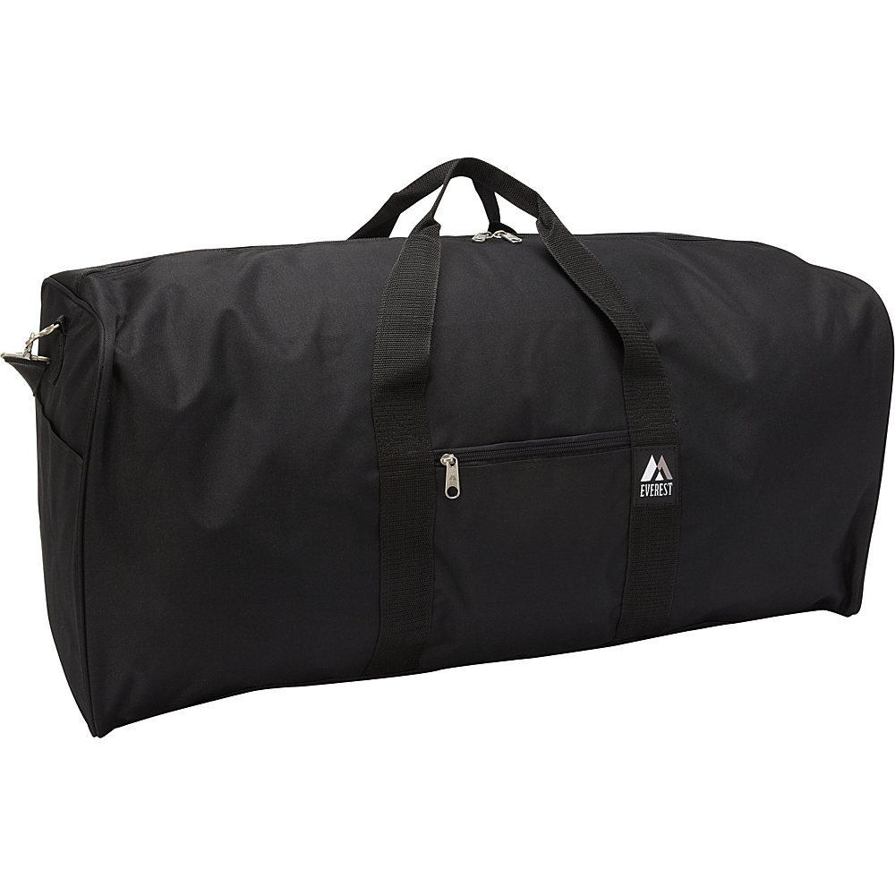 Everest Gear Bag Large Black Everest Travel Duffels
