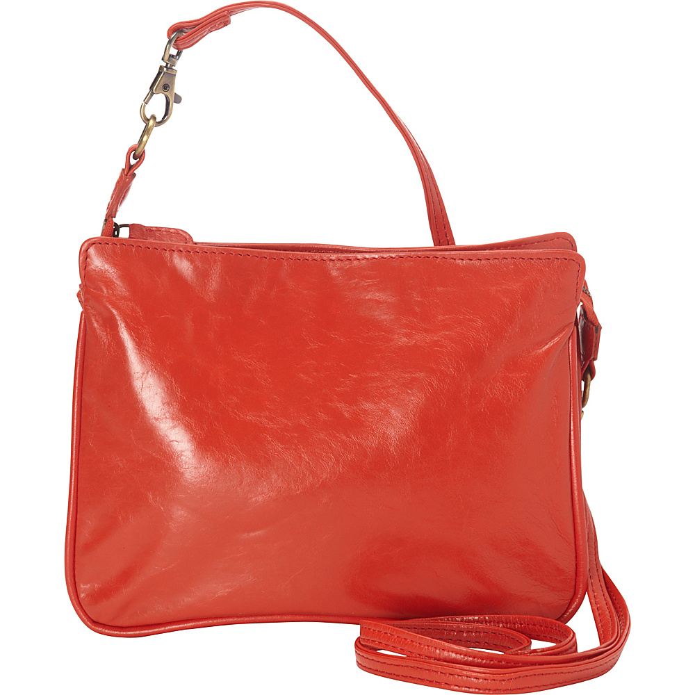 Latico Leathers Harris Shoulder Bag Poppy Latico Leathers Leather Handbags