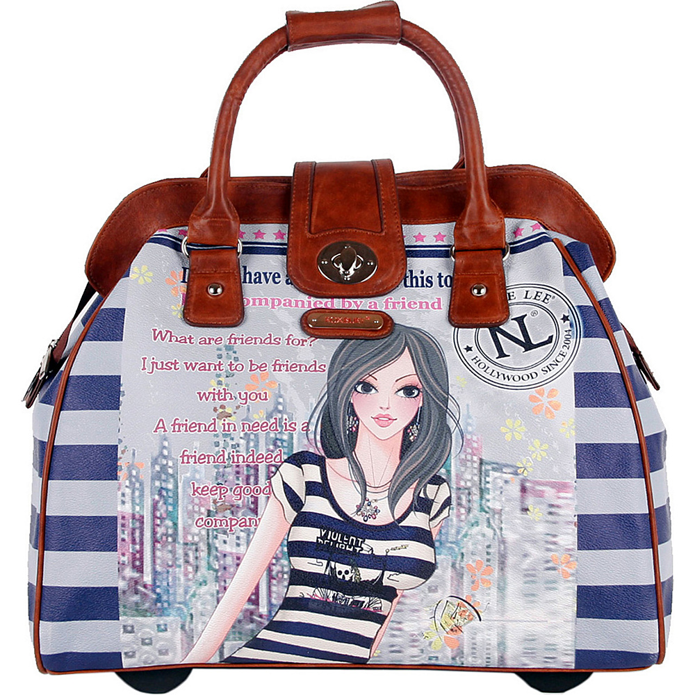 Nicole Lee Cheri Rolling Tote Special Print Edition DOLLY Nicole Lee Luggage Totes and Satchels
