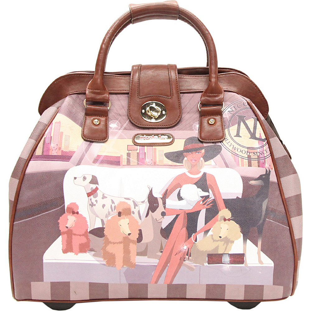 Nicole Lee Cheri Rolling Tote Special Print Edition LAUREN Nicole Lee Luggage Totes and Satchels