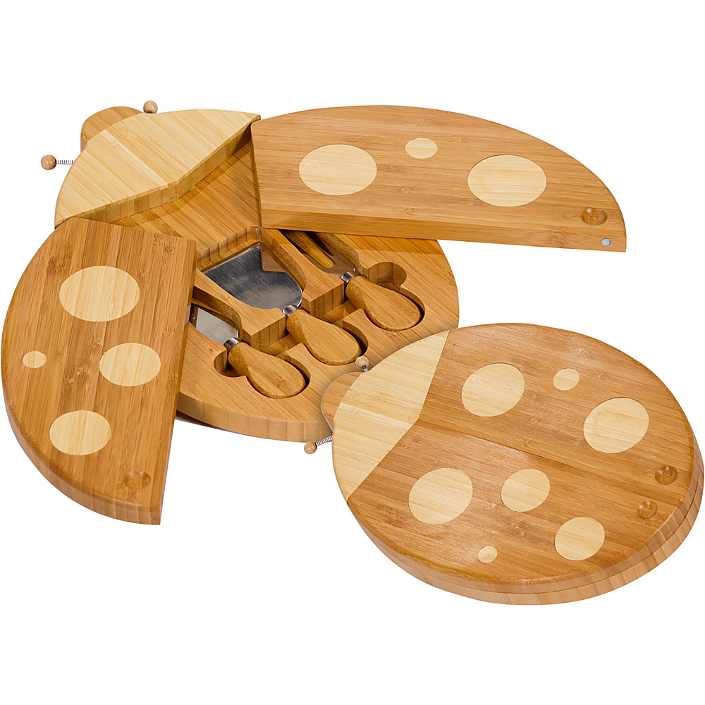 Picnic Plus Lady Bug Cheese Board Brown Picnic Plus Outdoor Accessories