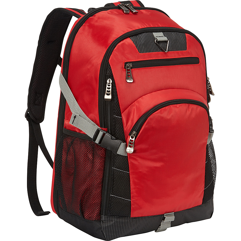 Bellino Sport Gear Backpack Red Bellino Business Laptop Backpacks