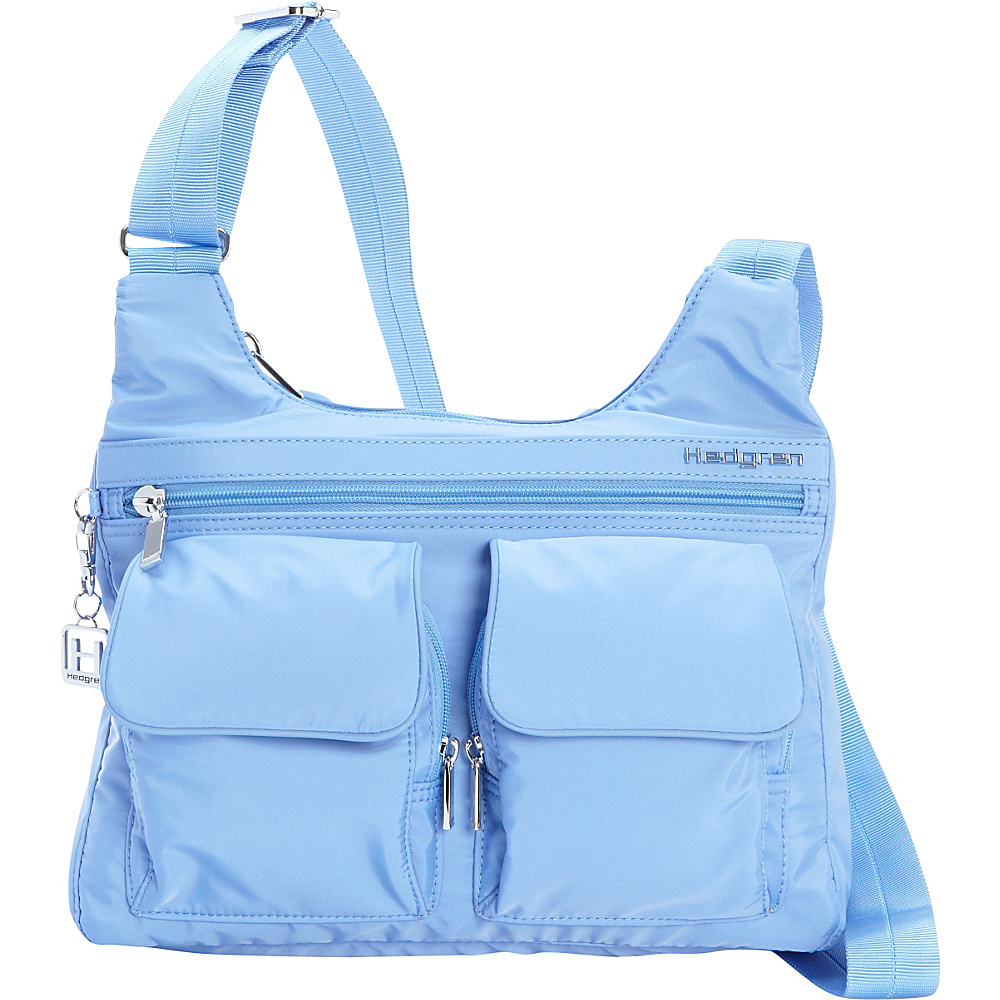 Hedgren Prarie Crossbody Bag Provence Blue Hedgren Fabric Handbags
