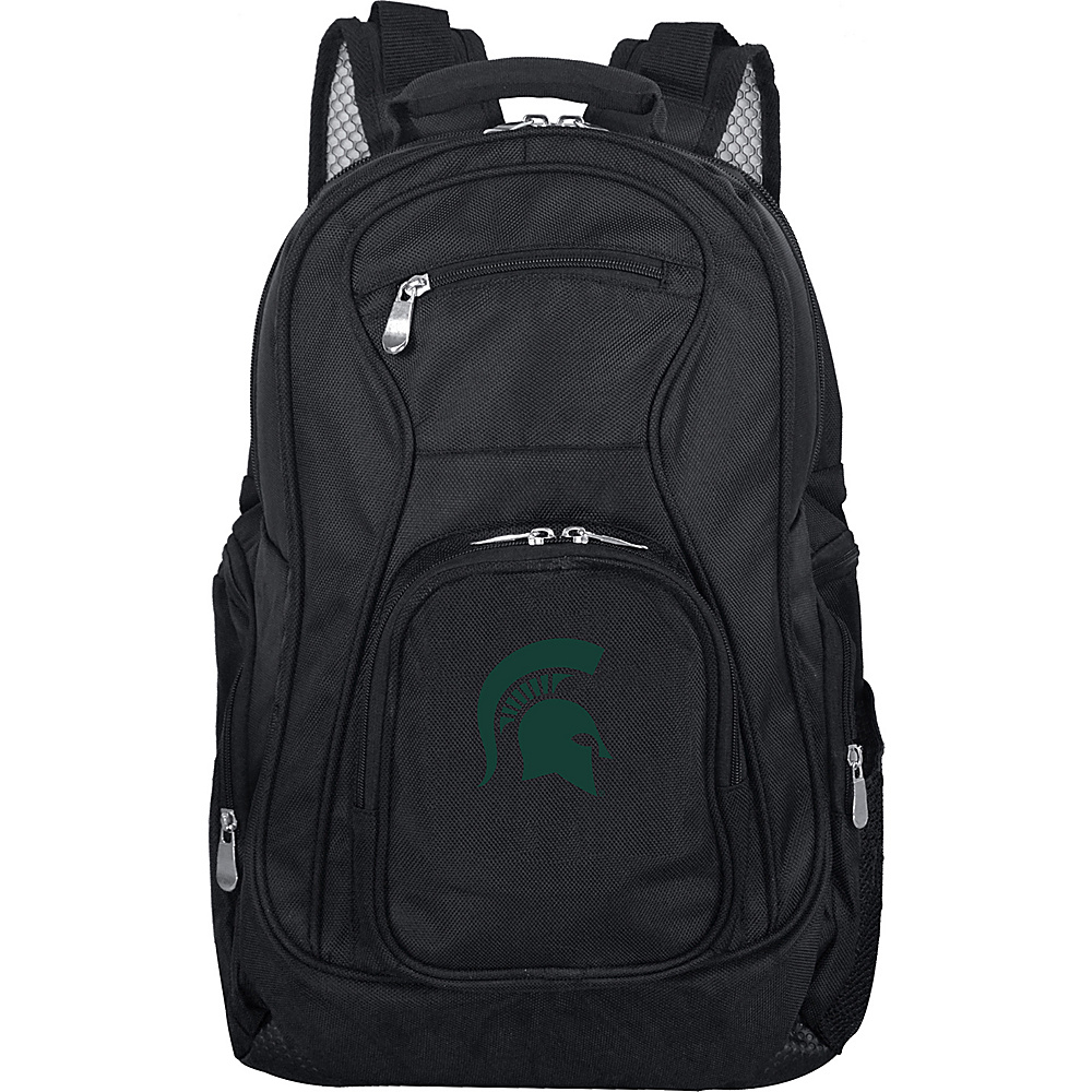 Denco Sports Luggage NCAA 19 Laptop Backpack Michigan State University Spartans Denco Sports Luggage Business Laptop Backpacks