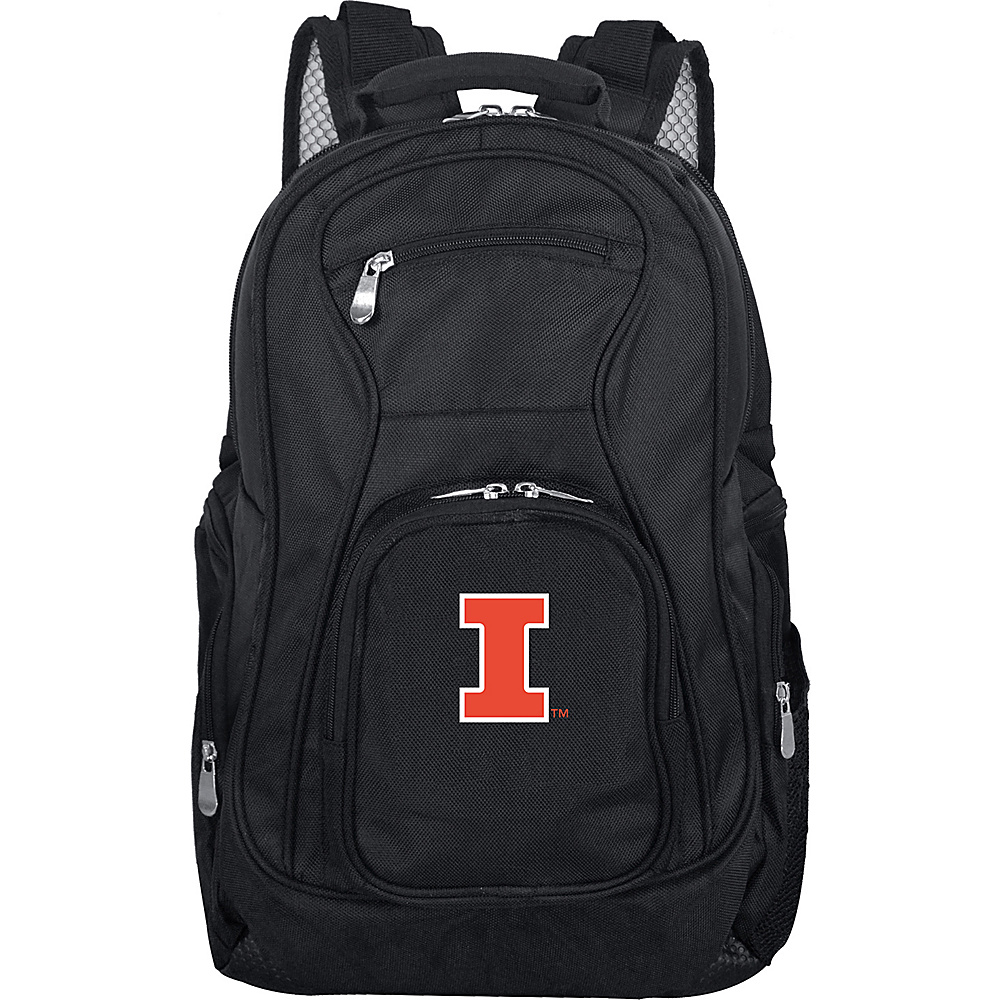Denco Sports Luggage NCAA 19 Laptop Backpack University of Illinois Fighting Illini Denco Sports Luggage Business Laptop Backpacks