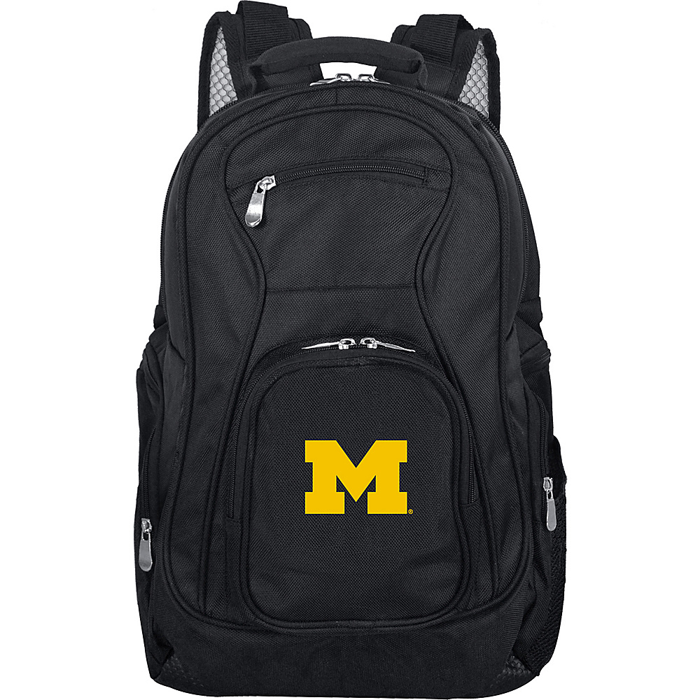 Denco Sports Luggage NCAA 19 Laptop Backpack University of Michigan Wolverines Denco Sports Luggage Business Laptop Backpacks