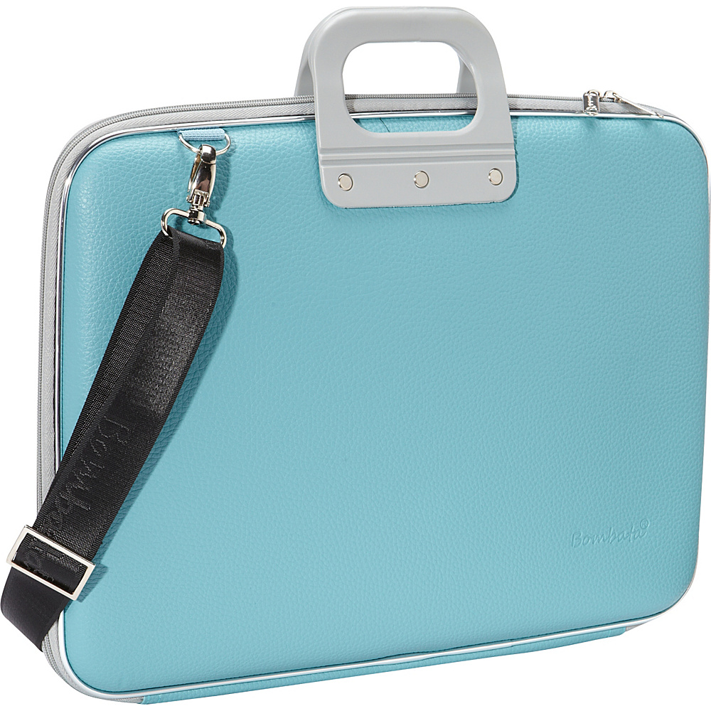 Bombata Maxi 17 inch Laptop Bag Turquoise Bombata Non Wheeled Business Cases