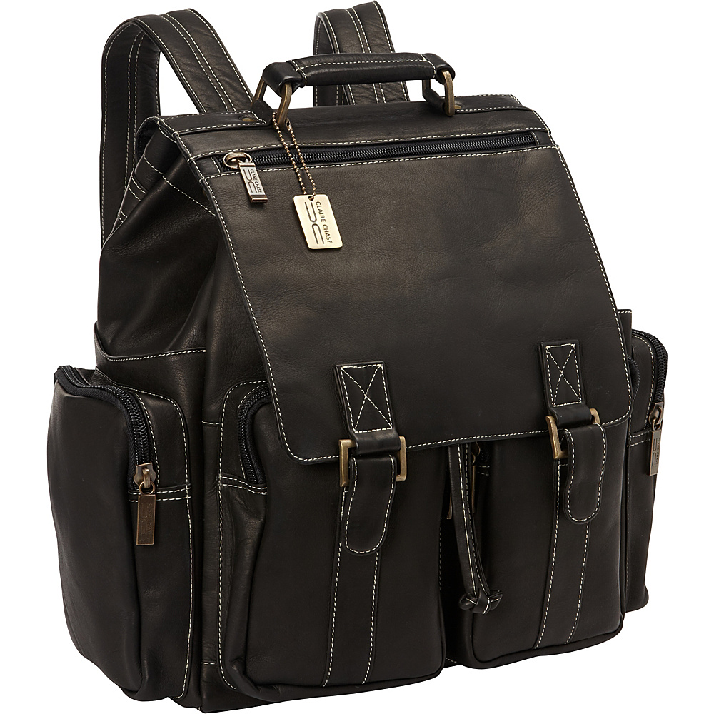 ClaireChase Laptop and Tablet Backpack Black ClaireChase Business Laptop Backpacks