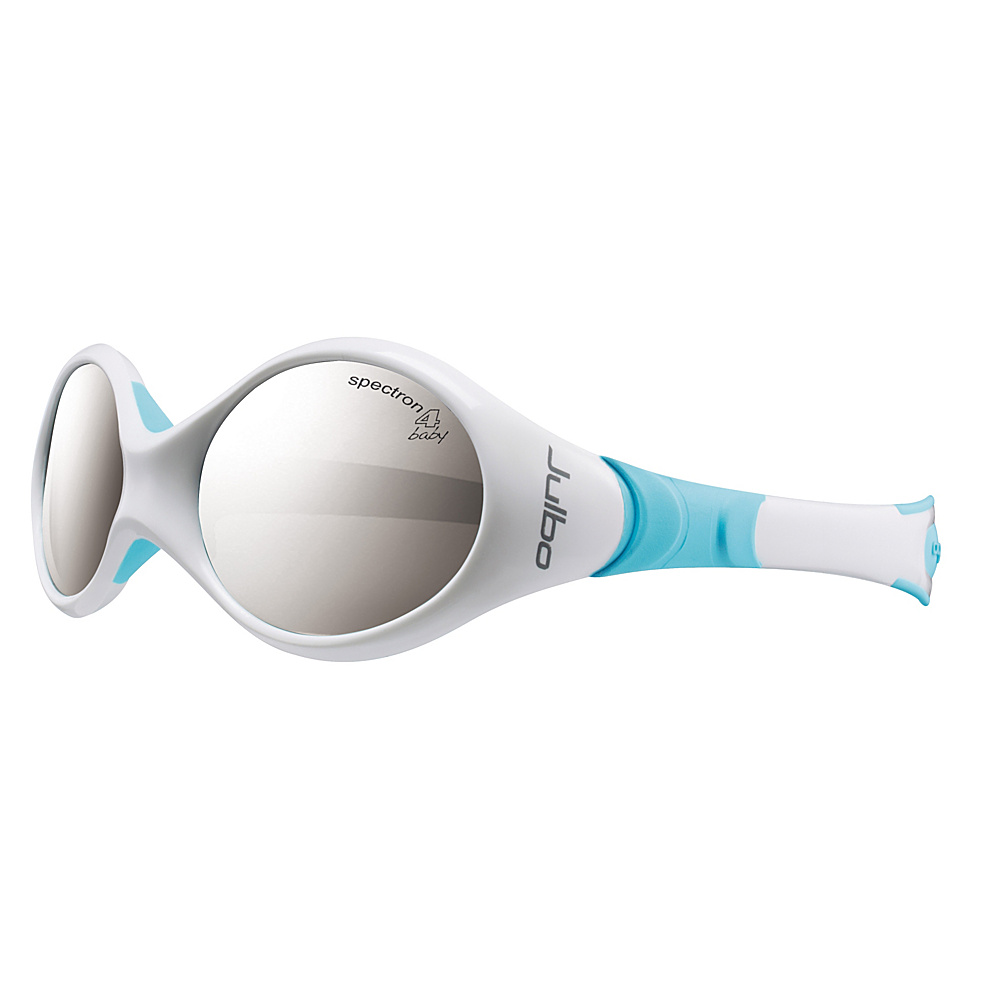Julbo Looping 1 Kids Sunglasses with Spectron 4 Baby Lenses White Blue Julbo Sunglasses