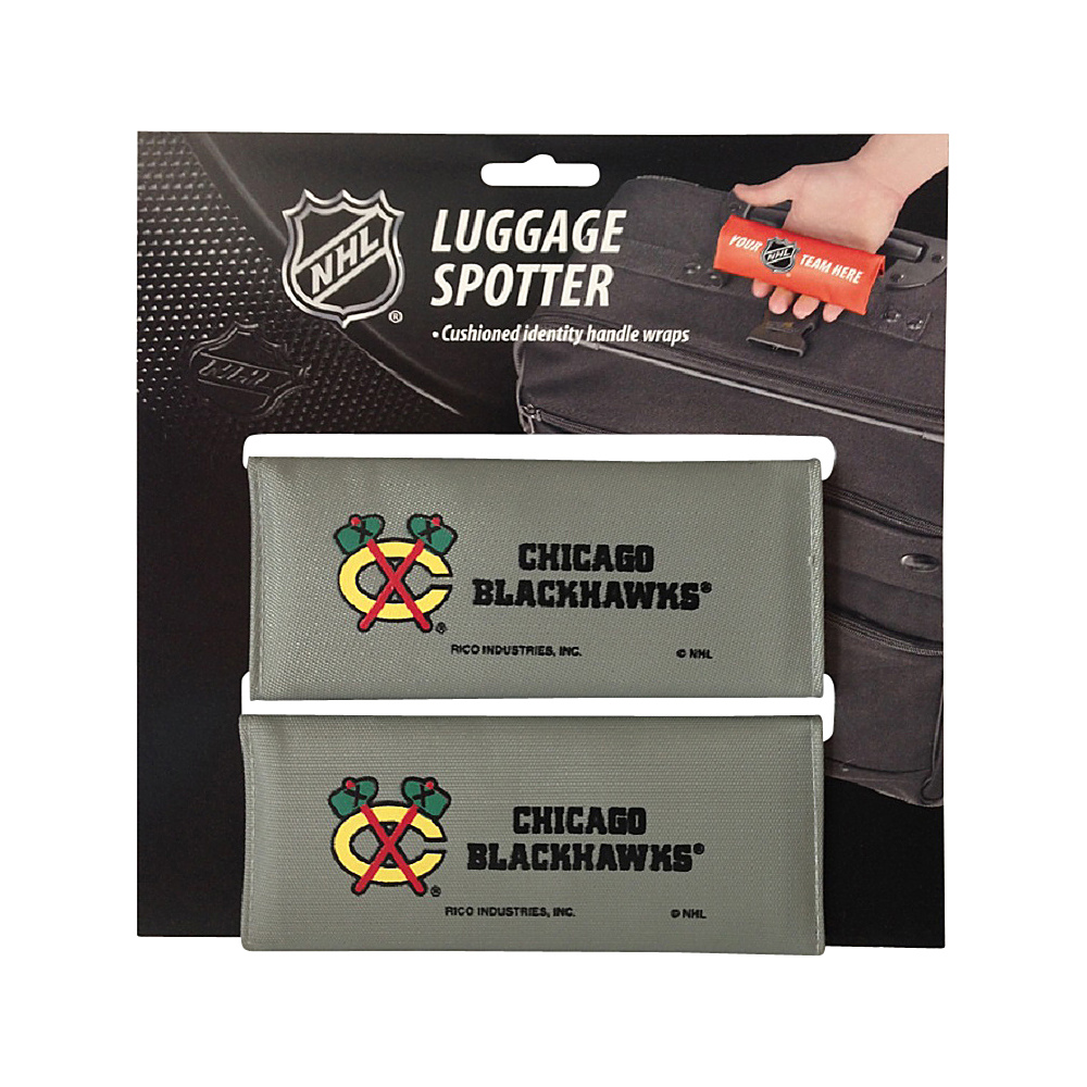 Luggage Spotters NHL Chicago Blackhawks Luggage Spotter Gray Luggage Spotters Luggage Accessories