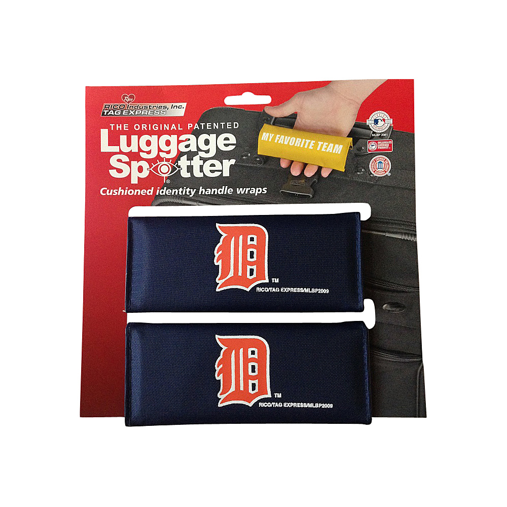 Luggage Spotters MLB Detroit Tigers Luggage Spotter Blue Luggage Spotters Luggage Accessories