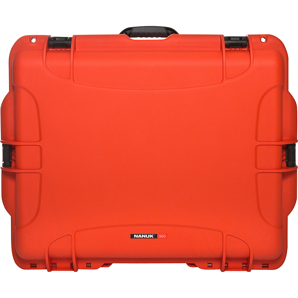 NANUK 960 Case With Foam Orange NANUK Hardside Checked
