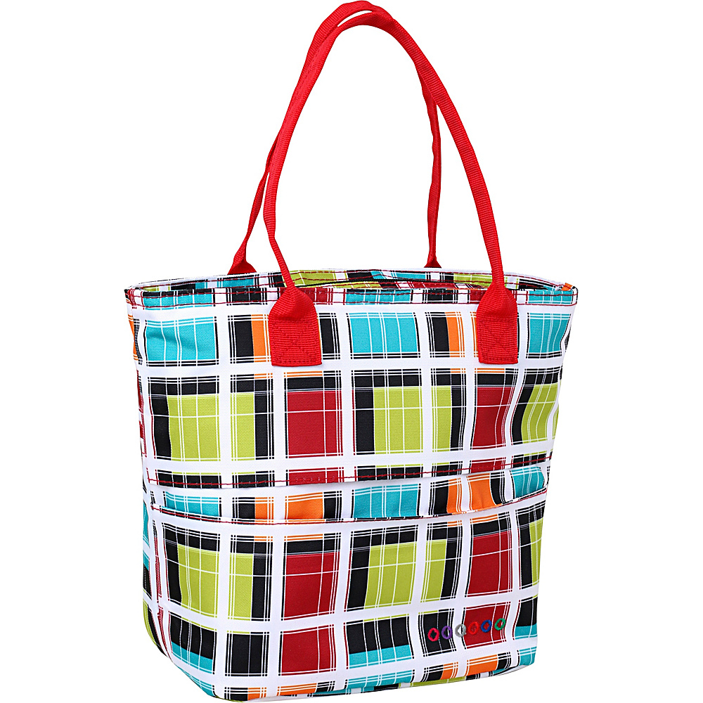 J World New York Lola Insulated Lunch Tote Colorstrip J World New York Travel Coolers