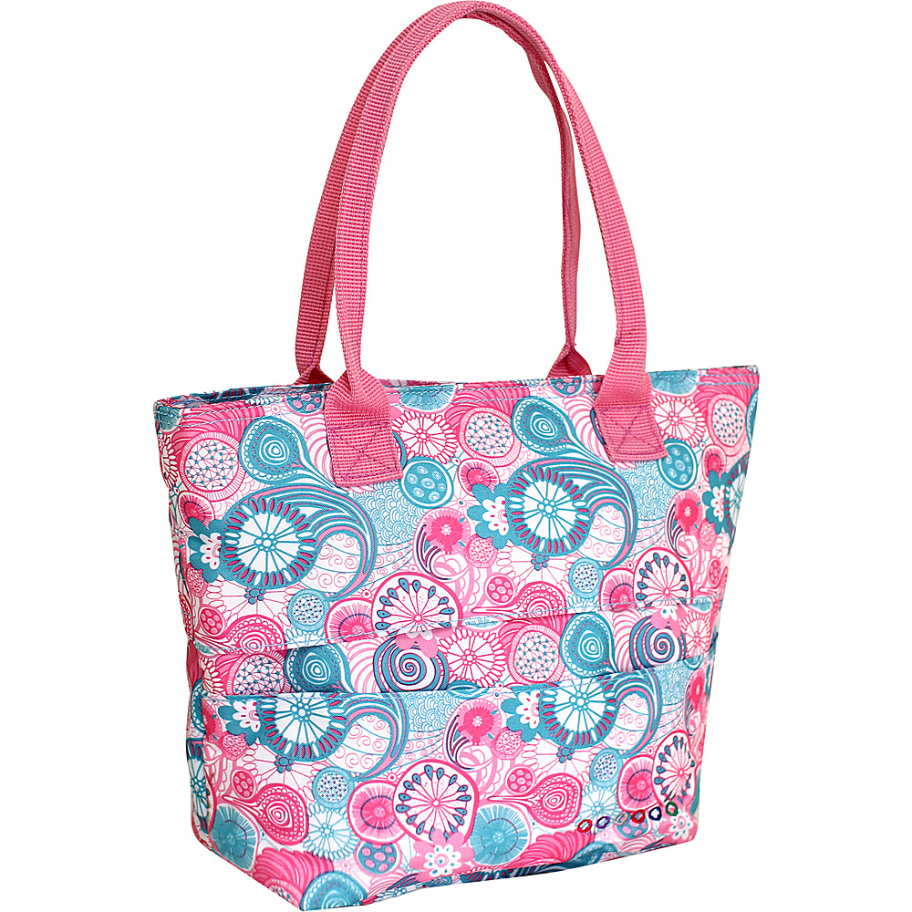 J World New York Lola Insulated Lunch Tote Blue Raspberry J World New York Travel Coolers