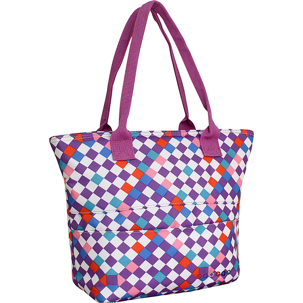 J World New York Lola Insulated Lunch Tote CHECKMATE J World New York Travel Coolers