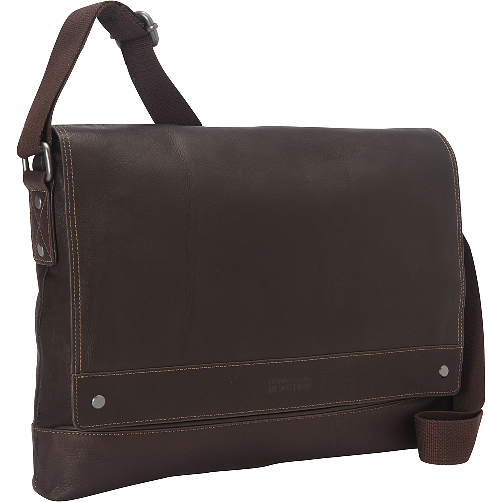 Kenneth Cole Reaction Mess ed the Mark Tablet Messenger Bag Brown Kenneth Cole Reaction Messenger Bags