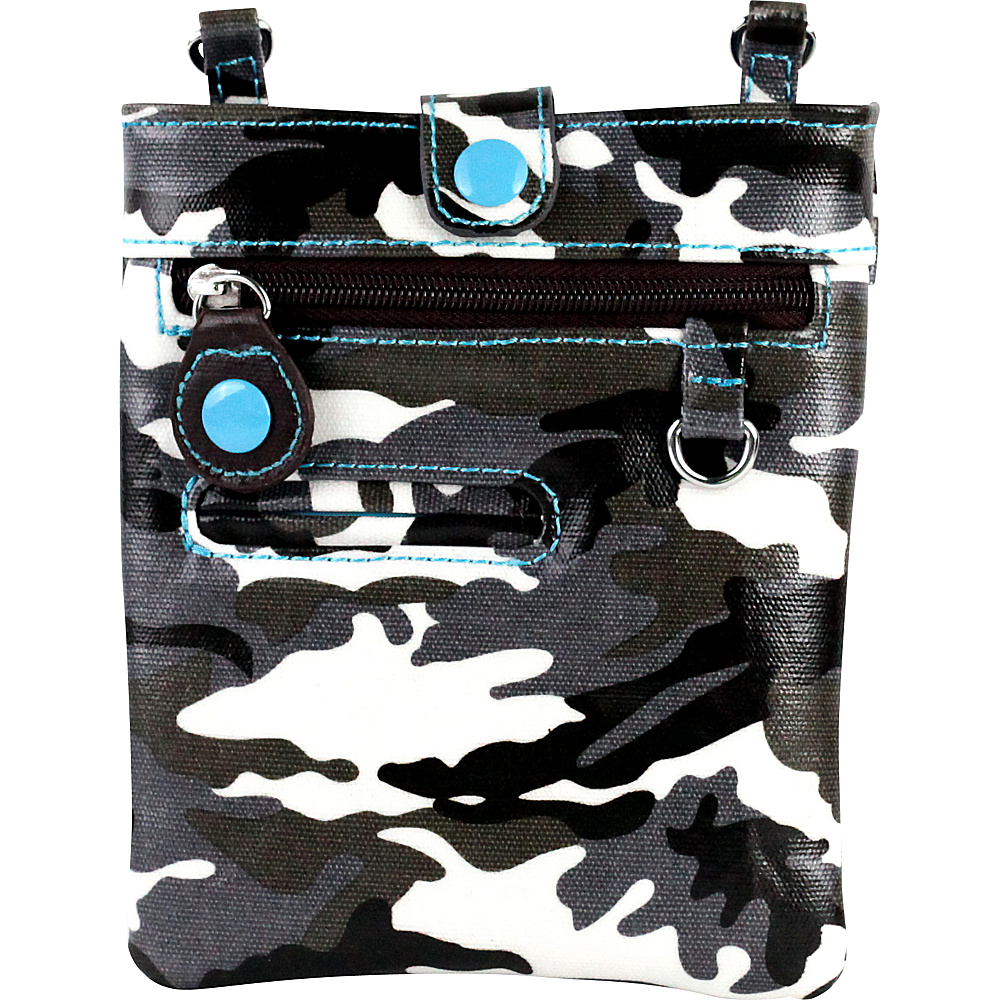 Urban Junket Chloe Mini Crossbody Grey Camouflage Urban Junket Manmade Handbags