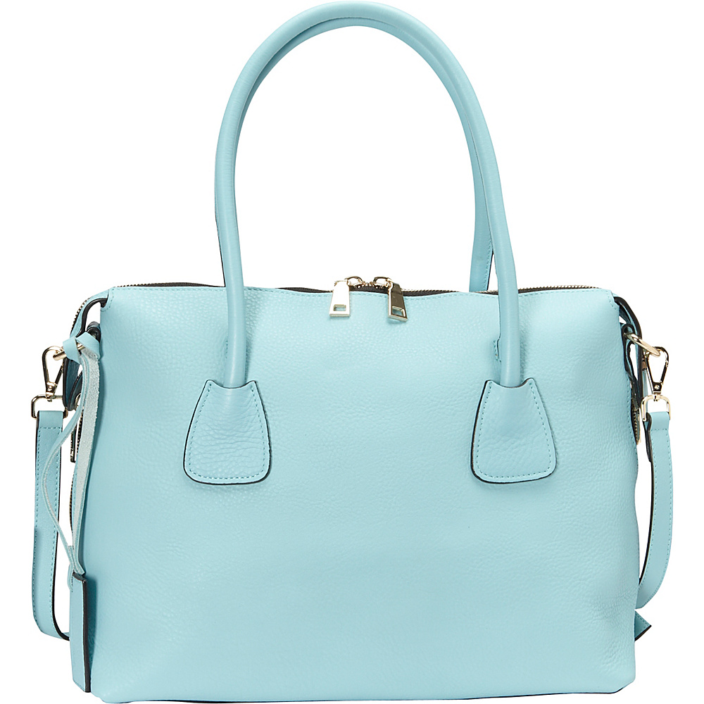 Donna Bella Designs Colette Tote Light Blue Donna Bella Designs Leather Handbags