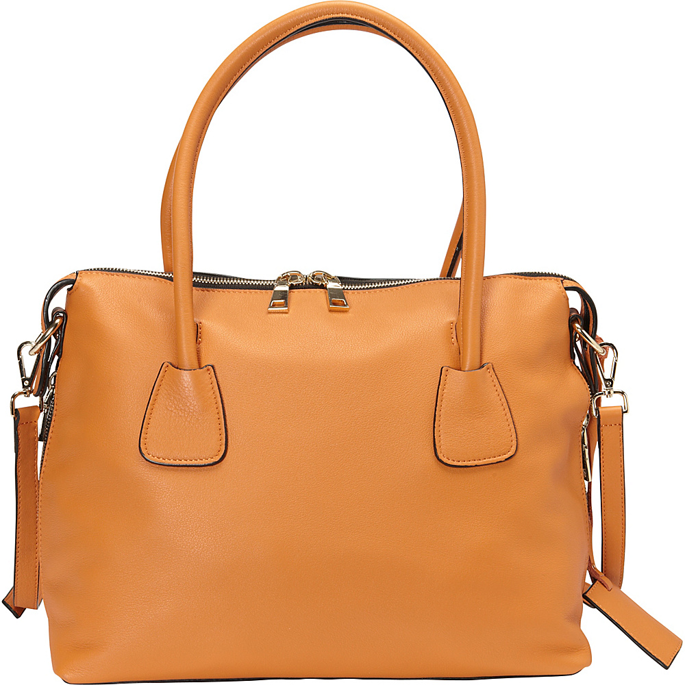 Donna Bella Designs Colette Tote Orange Donna Bella Designs Leather Handbags