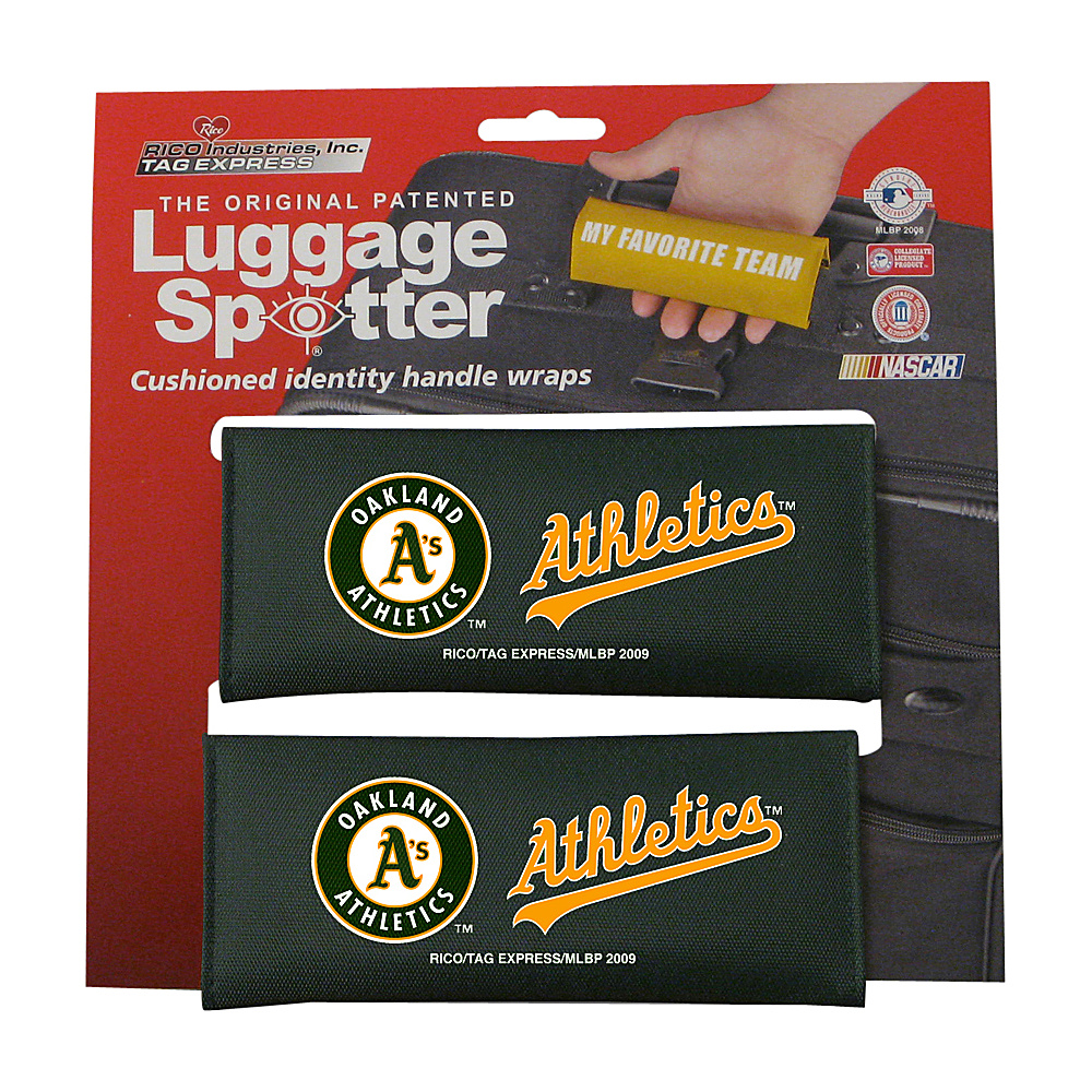 Luggage Spotters MLB Oakland A s Luggage Spotter Green Luggage Spotters Luggage Accessories