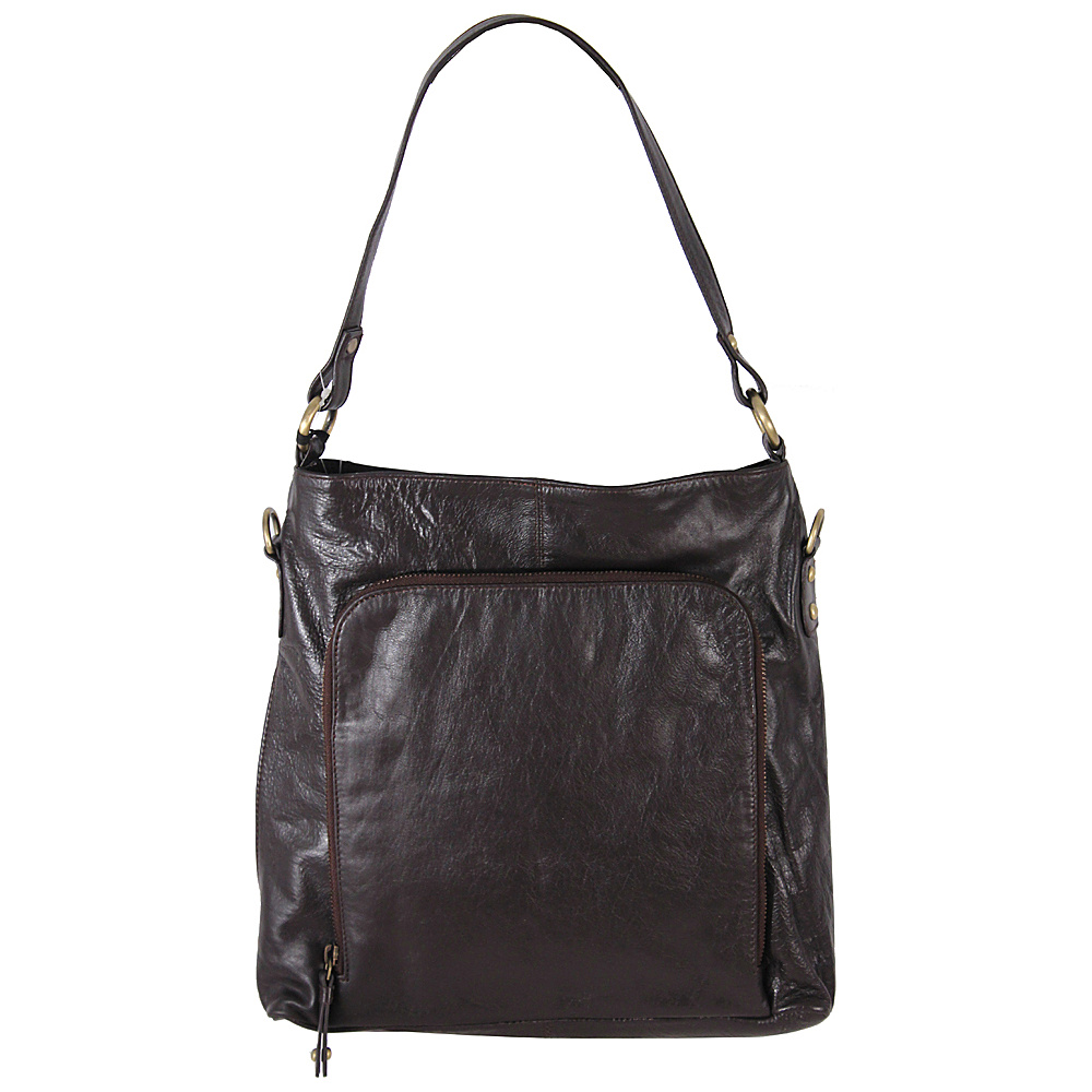 Latico Leathers Georgette Hobo Espresso - Latico Leathers Leather Handbags