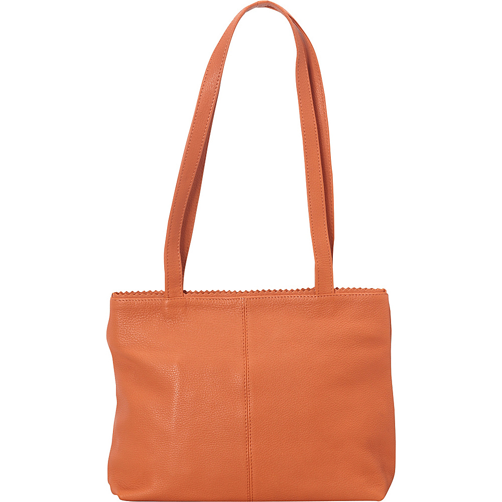 Latico Leathers Giselle Tote Orange Latico Leathers Leather Handbags