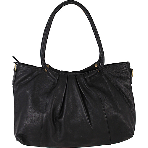Latico Leathers Lillian Tote Pebble Black - Latico Leathers Leather Handbags