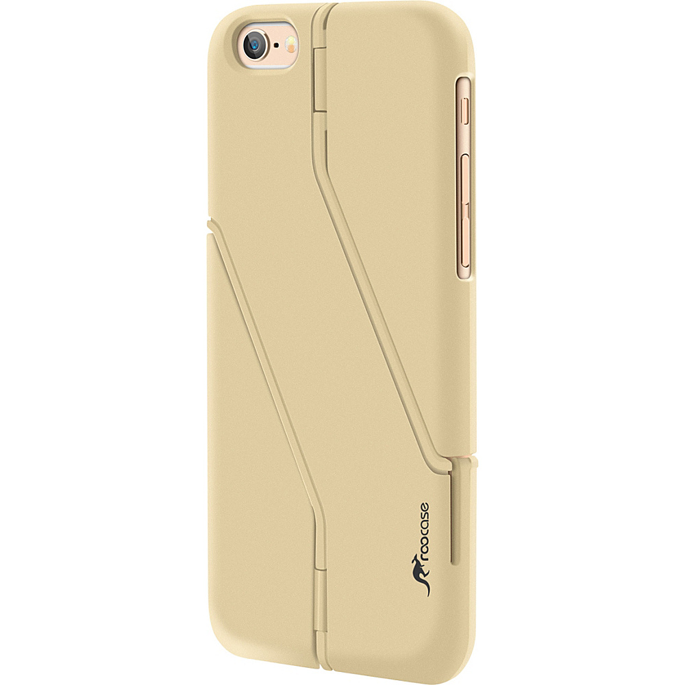 rooCASE Slim Fit Switchback Kickstand Case Cover for iPhone 6 6s 4.7 Fossil Gold rooCASE Electronic Cases