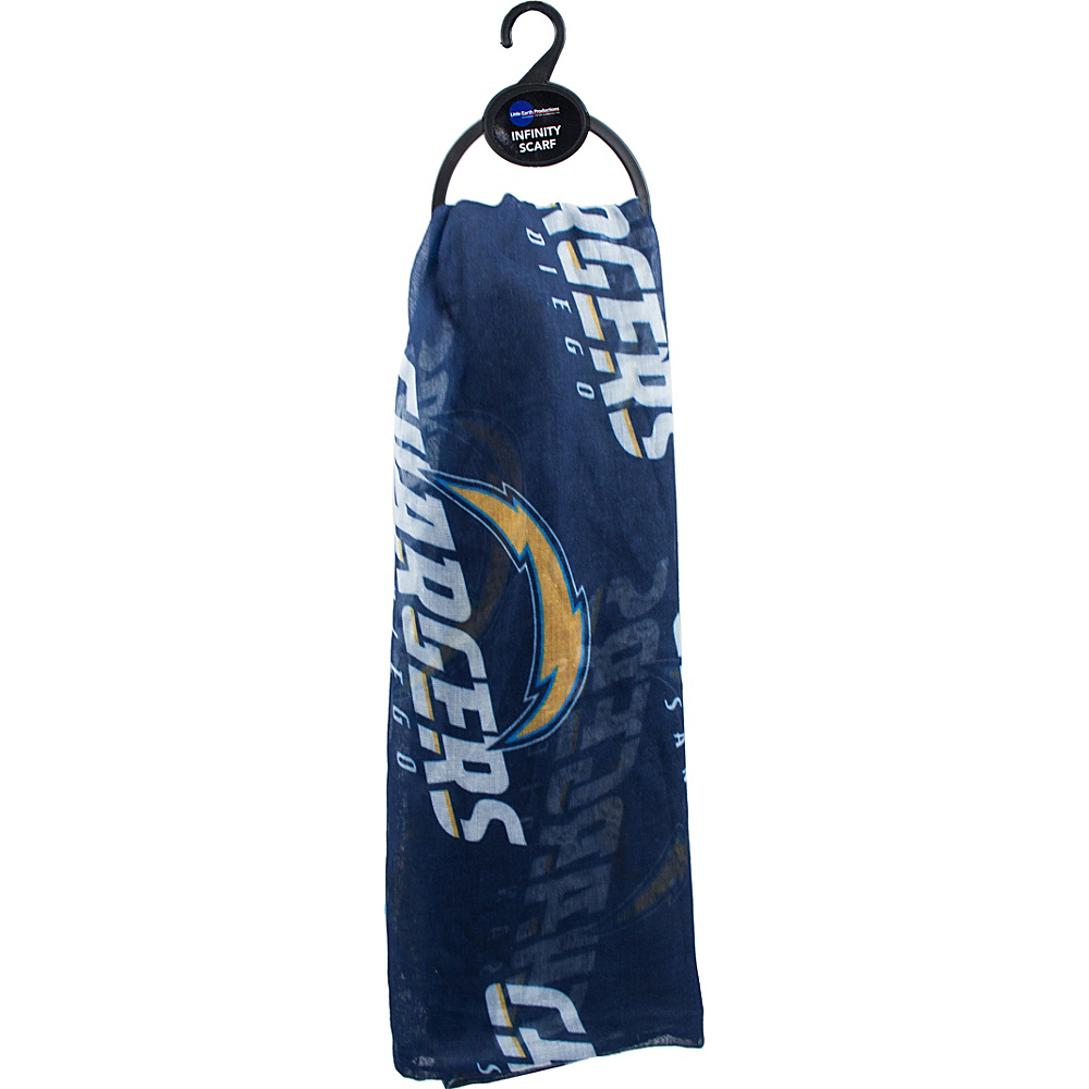 Littlearth Sheer Infinity Scarf NFL Teams San Diego Chargers Littlearth Hats Gloves Scarves