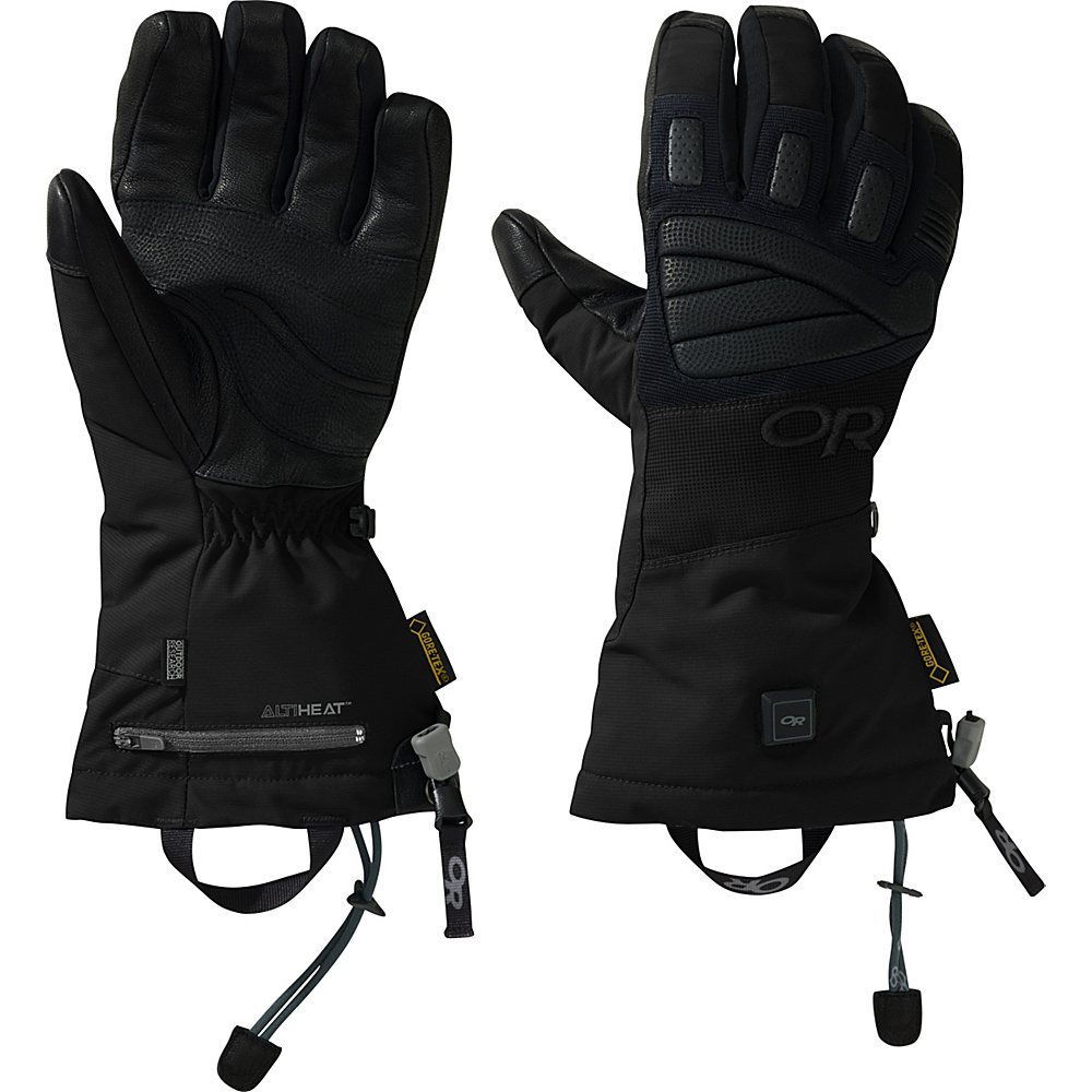 Outdoor Research Lucent Heated Gloves Black MD Outdoor Research Gloves