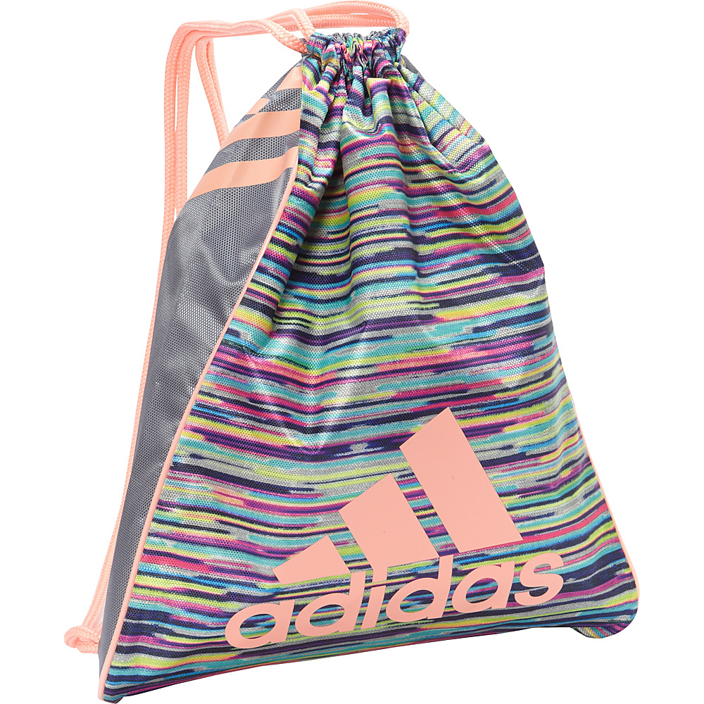 adidas Burst Sackpack Skyler Shock Pink Grey Sun Glow adidas School Day Hiking Backpacks
