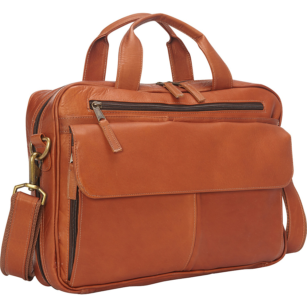 Latico Leathers Park Avenue Laptop Brief Natural Latico Leathers Non Wheeled Business Cases