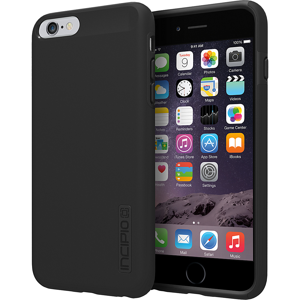 Incipio DualPro iPhone 6 6s Plus Case Black Black Incipio Electronic Cases