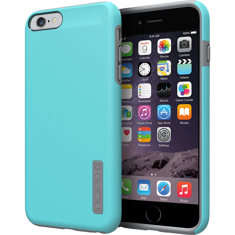 Incipio DualPro iPhone 6 6s Plus Case Cyan Charcoal Incipio Electronic Cases