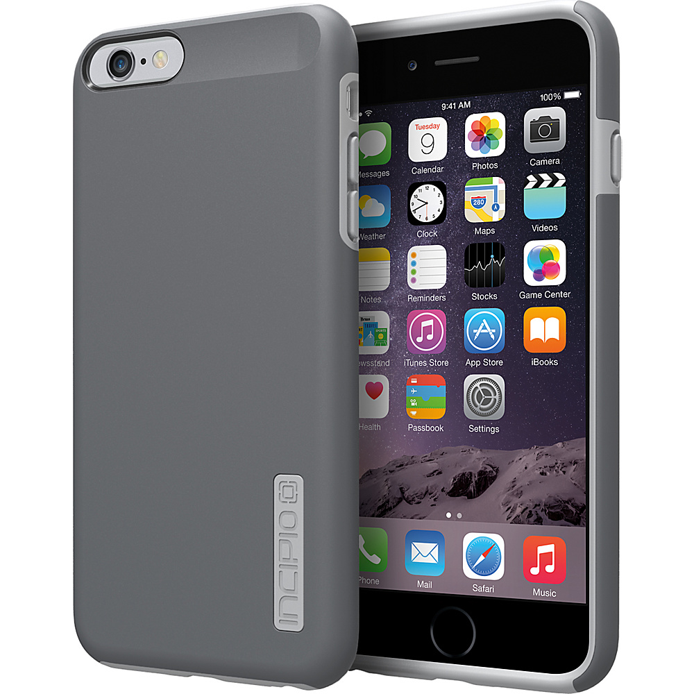 Incipio DualPro iPhone 6 6s Plus Case Dark Gray Light Gray Incipio Electronic Cases