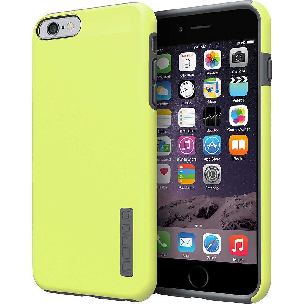 Incipio DualPro iPhone 6 6s Plus Case Lime Charcoal Incipio Electronic Cases