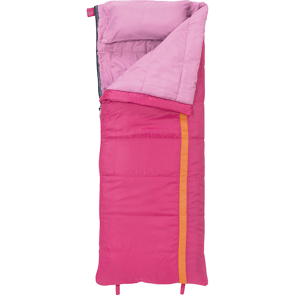 Slumberjack Kit 40 Degree Girls Short Right Hand Sleeping Bag Pink Slumberjack Outdoor Accessories