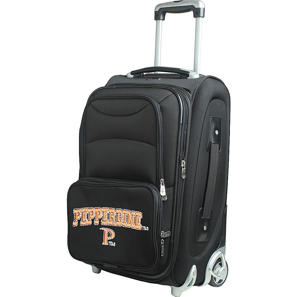 Denco Sports Luggage NCAA 21 Wheeled Upright Pepperdine University Waves Denco Sports Luggage Softside Carry On