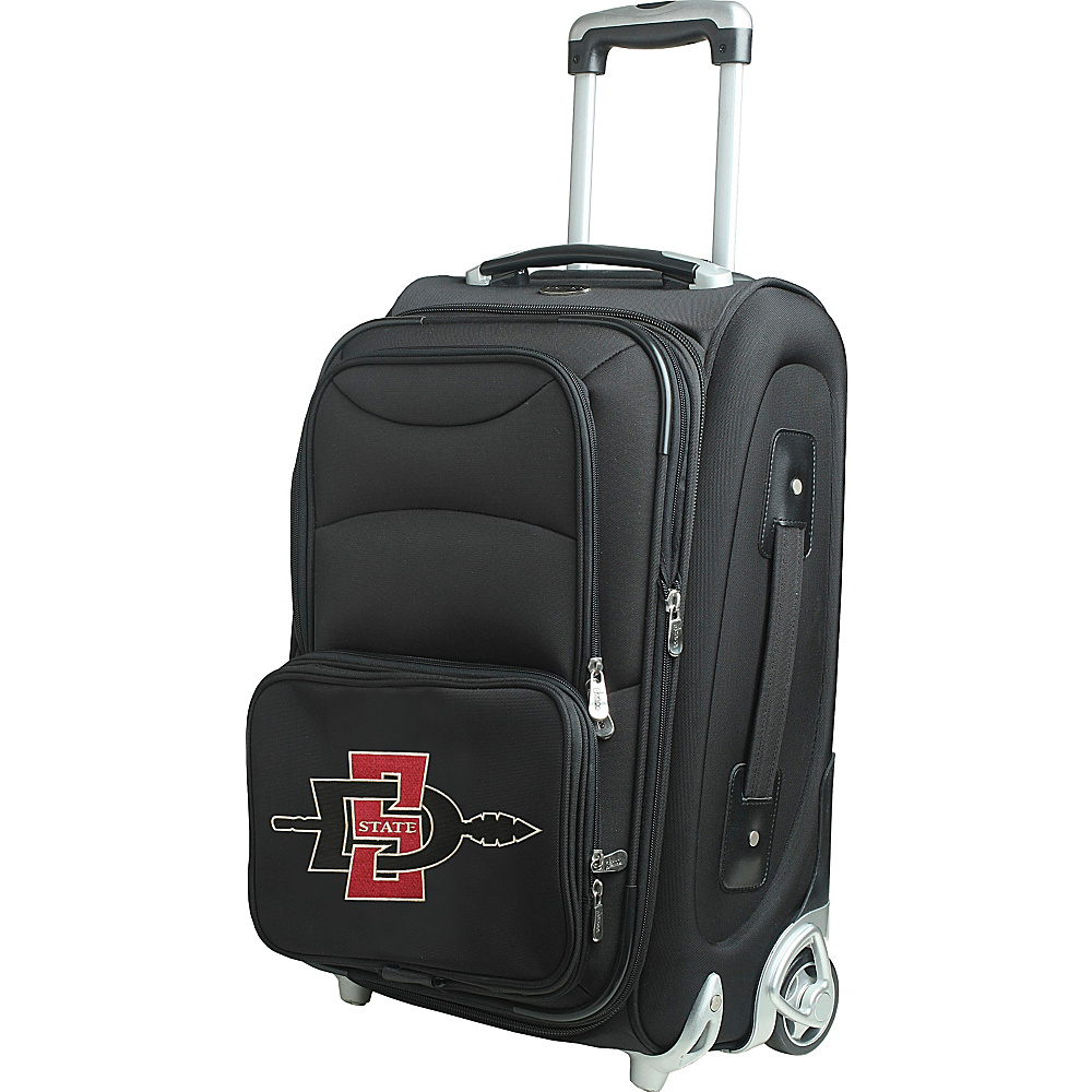 Denco Sports Luggage NCAA 21 Wheeled Upright San Diego State University Aztecs Denco Sports Luggage Softside Carry On