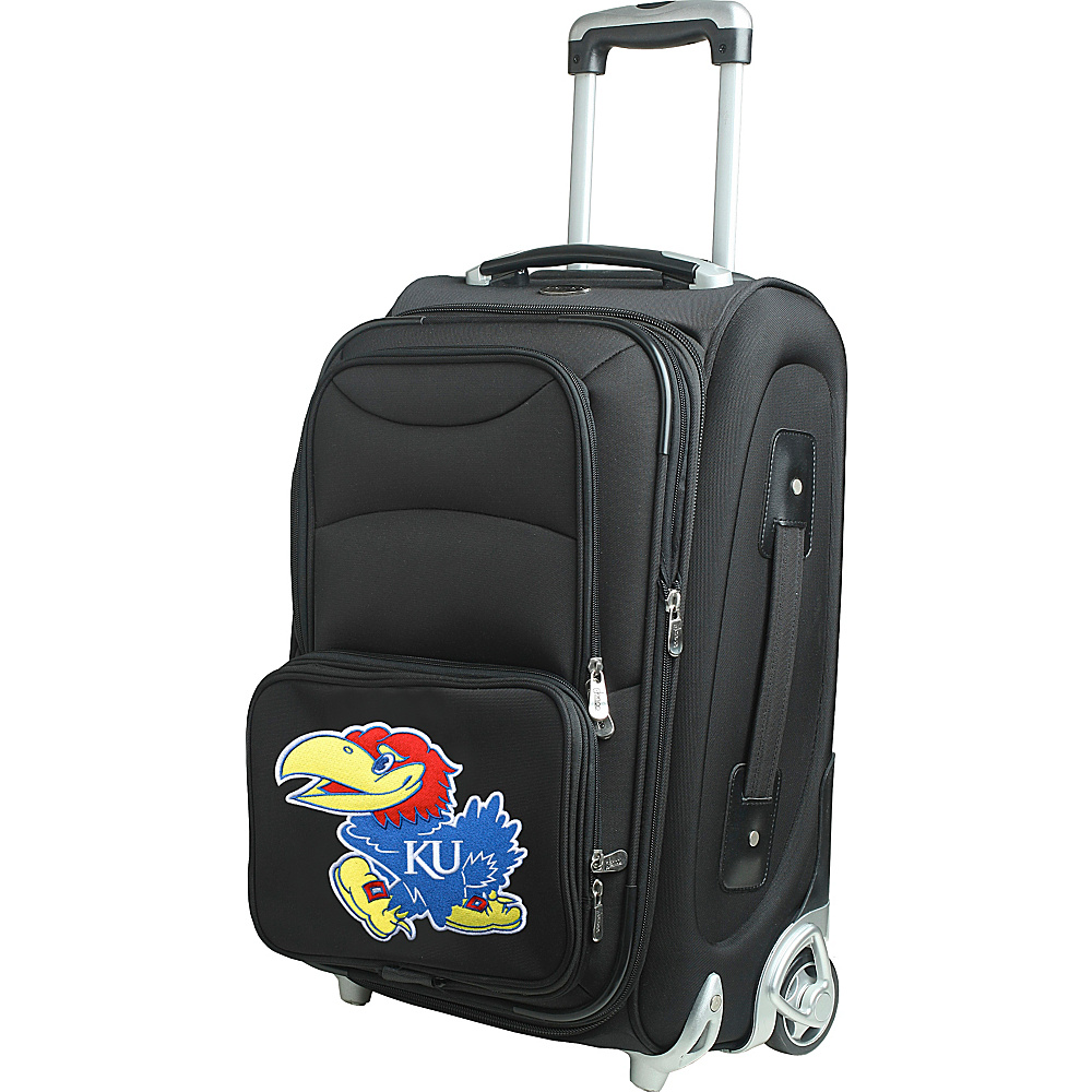 Denco Sports Luggage NCAA 21 Wheeled Upright University of Kansas Jayhawks Denco Sports Luggage Softside Carry On